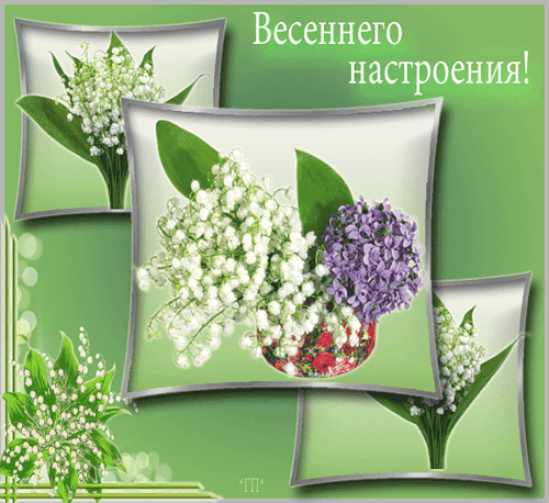 Анимация Весна Цветы Галина Петрова *ГП*